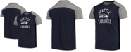 Majestic Men's College Navy, Gray Seattle Seahawks Field Goal Slub T-shirt